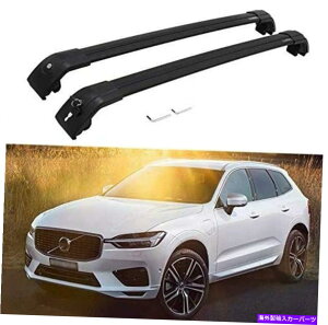 NXo[ {{XC60 XC 2018-2021bN\ȃ[t[bNNXo[NXo[ɓKĂ2PCS 2Pcs Fit for Volvo XC60 XC 2018-2021 Lockable Roof Rail Racks Cross Bar Crossbar
