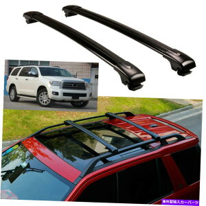 NXo[ g^ZRCA2008-2022LAo[ɍbN\ȃNXo[NXo[bNtBbg Lockable Cross Bars Crossbars Rack Fits for Toyota Sequoia 2008-2022 Carrier Bar