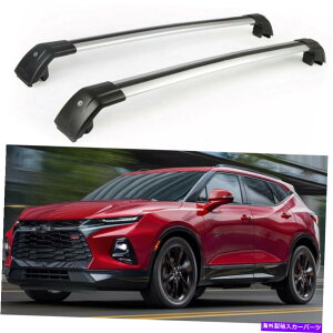 �N���X�o�[ 2PCS���b�N�\�ȉ����̃N���X�o�[�V�{���[�V�{���[�u���U�[2019+�ɓK���Ă���N���X�o�[���b�N 2Pcs Lockable roof crossbars cross bar Rack fit for Chevrolet Chevy Blazer 2019+�y���s�A���i�z