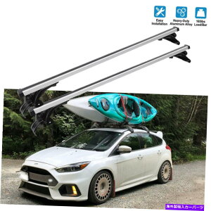 NXo[ 48 "tH[htH[JX12-18J[gbv[tbNNXo[וݕLAč 48" For Ford Focus 12-18 Car Top Roof Rack Cross Bar Luggage Cargo Carrier US