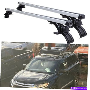 �N���X�o�[ Mitsubish Outlander Raider 48 ���[�t���b�N�N���X�o�[�ו��L�����A�A���~�j�E�� For Mitsubish Outlander Raider 48 Roof Rack Cross Bar Luggage Carrier Aluminum�y���s�A���i�z