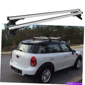 NXo[ ~jN[p[̂߂̃J[gbv[tbNNXo[וA~jE2004-2022nb`obN Car Top Roof Rack Cross Bar Luggage Aluminum For Mini Cooper 2004-2022 Hatchback