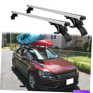 NXo[ Ԃ̃gbv[tbNNXo[[וLAVWtHNX[QpTbgpݕ Car Top Roof Rack Cross Bar Rail Luggage Carrier Cargo for VW VOLKSWAGEN Passat