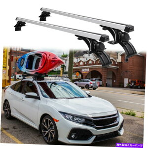 NXo[ yAJ[gbv[tbNNXo[[וLAݕz_VrbNpݕ Pair Car Top Roof Rack Cross Bar Rail Luggage Carrier Cargo for HONDA Civic