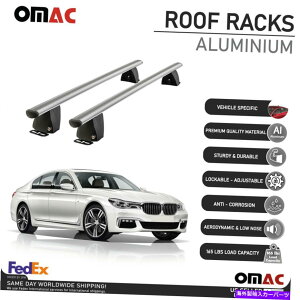 �N���X�o�[ BMW 7�V���[�Y2016-2022�̃V���o�[�Œ�|�C���g�N���X�o�[���[�t���b�N�L�����A���[�� Silver Fixed Point Cross Bar Roof Rack Carrier Rail For BMW 7 Series 2016-2022�y���s�A���i�z