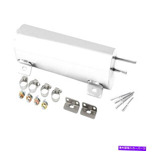 Radiator 1PCラジエータークーラントオーバーフロータンク3 "x 10"ポリッシュステンレス32オンスシルバー 1Pc Radiator Coolant Overflow Tank 3"x 10 " Polished Stainless 32 oz Silver