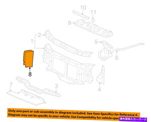 Radiator GM OEMWG[^[RAT|[gTChobt15801542܂ GM OEM Radiator Core Support-Side Baffle Left 15801542