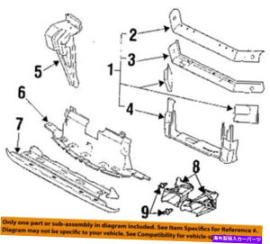 Radiator GM OEM���W�G�[�^�[�R�A�T�|�[�g�ቺ�f�t���N�^�[10426565 GM OEM Radiator Core Support-Lower Deflector 10426565