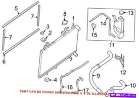 Radiator 日産215015AA0A用の本物のOEM上部ラジエータークーラントホース Genuine OEM Upper Radiator Coolant Hose for Nissan 215015AA0A