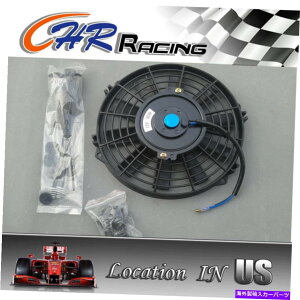Radiator ���j�o�[�T��12�C���`���j�o�[�T���d�C���W�G�[�^�[�t�@���V�������t���L�b�g�u���b�N UNIVERSAL 12 inch Universal Electric Radiator Fan New with mounting kit black�y���s�A���i�z