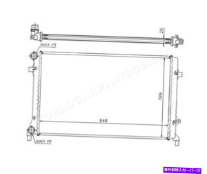 Radiator �A�E�f�BA3�V�[�g�̃��W�G�[�^�[Altea Skoda Octavia I VW Caddy 00-16 1K0121251P Radiator For AUDI A3 SEAT Altea SKODA Octavia I VW Caddy 00-16 1K0121251P