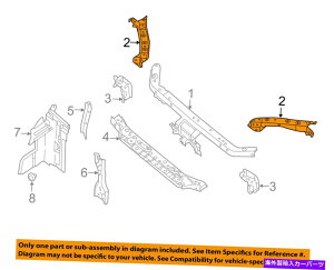 Radiator YOEM 2018 Sentra Radiator Core Support-Outer Support Right F25129AMMA NISSAN OEM 2018 Sentra Radiator Core Support-Outer Support Right F25129AMMA