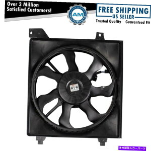 Radiator �G���W�����W�G�[�^�[��p�t�@���A�Z���u��LH�h���C�o�[�T�C�h06-11�A�N�Z���g Engine Radiator Cooling Fan Assembly LH Driver Side for 06-11 Accent