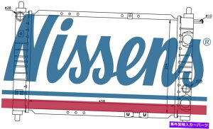 Radiator Daewoo Matiz�̂��߂�Nissens Coolant Radiator 61653�i1998�j0.8�Ȃ� Nissens Coolant Radiator 61653 for DAEWOO MATIZ (1998) 0.8 etc