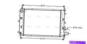 Radiator AVAN[gWG[^[FD2152 1664029 1664048 AVA Coolant Radiator FD2152 1664029 1664048