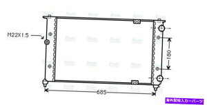 Radiator AVA�N�[�����g���W�G�[�^�[ST2021 6K0121253A 6K0121253G AVA Coolant Radiator ST2021 6K0121253A 6K0121253G�y���s�A���i�z