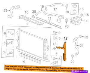 Radiator �V�{���[GM OEM 11-15�N���[�Y1.4L-L4���W�G�[�^�[�T�C�h�G�A�o�b�t����22984485 Chevrolet GM OEM 11-15 Cruze 1.4L-L4 Radiator-Side Air Baffle Left 22984485�y���s�A���i�z