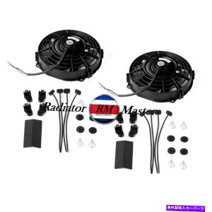 Radiator 7 ���j�o�[�T��7�X�����v���v�b�V�����[�V���O�G���N�g���b�N���W�G�[�^�[�G���W����p�t�@�� 7 Universal 7 Slim Pull Push Racing Electric Radiator Engine Cooling Fan�y���s�A���i�z