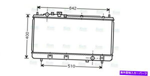 Radiator AVAN[gWG[^[MZ2176 ZL3315200 ZL3315200A AVA Coolant Radiator MZ2176 ZL3315200 ZL3315200A