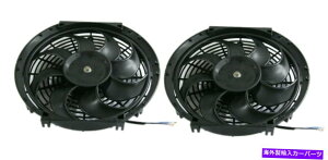 Radiator �X�����v��/�v�b�V�����j�o�[�T���X����2x12 �t�@���d�C���W�G�[�^�[��p12V�}�E���g�L�b�g SLIM Pull/Push Universal Slim 2X12 Fan Electric Radiator Cooling 12V Mount Kit�y���s�A���i�z