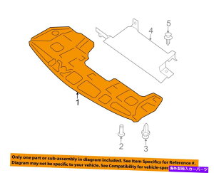 Radiator ���YOEM�X�v���b�V���V�[���Y�A���_�[�G���W�� /���W�G�[�^�[�J�o�[758929NB0B NISSAN OEM Splash Shields-Under Engine / Radiator Cover 758929NB0B�y���s�A���i�z