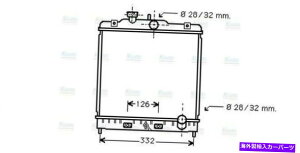 Radiator AVAN[gWG[^[HD2120 19010P01003 19010P01004 AVA Coolant Radiator HD2120 19010P01003 19010P01004