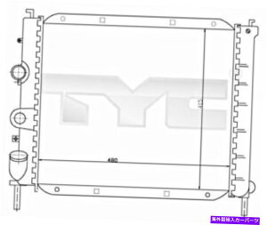 Radiator m[NIIIJO[GNXvX7700417175TycWG[^[ TYC Radiator For RENAULT Clio II Kangoo Express 7700417175