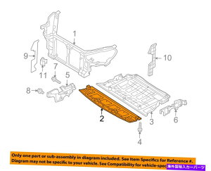 Radiator WG[^[/GWJo[XvbVV[h291202m000̃q_COEMWFlVXN[y HYUNDAI OEM Genesis Coupe Under Radiator/Engine-Cover Splash Shield 291202M000