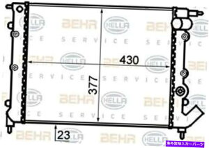 Radiator Behr�G���W����p���W�G�[�^�[�́AR??enault Rapid Box 6006000709�ɓK�����܂� BEHR Engine Cooling Radiator Fits RENAULT Rapid Box 6006000709