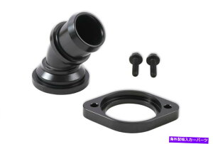 Radiator Holley 97-343�E�H�[�^�[�l�b�N�X�C�x��45�x�p�x�u���b�N Holley 97-343 Water Neck Swivel 45 Degree Angle Black