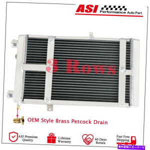 Radiator 3��1966-1976�̂��ׂẴA���~�j�E�����W�G�[�^�[���[�^�X���[���b�p�N�[�yS1 S2 TC 1.5L 1.6L 3 ROW ALL ALUMINUM RADIATOR FOR 1966-1976 LOTUS EUROPA COUPE S1 S2 TC 1.5L 1.6L�y���s�A���i�z