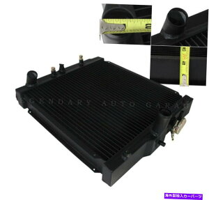 Radiator 92-00VrbNSOHC}jAgX~bVp̃fARABLKR[eBOA~jEWG[^[ Dual Core Blk Coated Aluminum Radiator For 92-00 Civic SOHC Manual Transmission