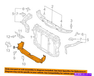 Radiator Mazda OEM 16-18 CX-9WG[^[RAT|[gGAKChTK48501C0A MAZDA OEM 16-18 CX-9 Radiator Core Support-Air Guide TK48501C0A