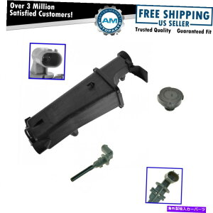 Radiator WG[^[N[gI[o[t[^N{grw/xZT[BMWp̃Lbv Radiator Coolant Overflow Tank Bottle Reservoir w/ Level Sensor & Cap for BMW