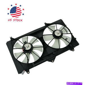 Radiator 2.4L�g���^�J�����\����USA�p�̃��[�^�[�t�B�b�g�t���V�����f���A�����W�G�[�^�[AC��p�t�@�� New Dual Radiator AC Cooling Fan w/ Motor Fit For 2.4L Toyota Camry Solara USA�y���s�A���i�z