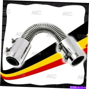 Radiator 12C`̃NdグXeX|WG[^[z[XLbgV{[tH[h 12 INCH CHROME FINISH STAINLESS STEEL RADIATOR HOSE KIT FOR CHEVY FORD