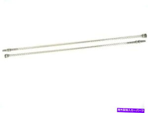 Radiator �]���Ȓ���35 �X�e�����X���W�G�[�^�[����t�@�C�A�E�H�[���T�|�[�g���b�h�t�H�[�h�V�{���[�v���}�X + Extra Long 35 Stainless Radiator to Firewall Support Rods Ford Chevy Plymouth +