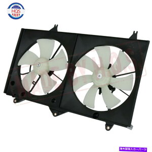 Radiator 2002�N����2006�N�̃g���^�J�����\����2.4L L4�̃f���A�����W�G�[�^�[AC��p�t�@���t�����[�^�[�t�� Dual Radiator AC Cooling Fan w/ Motor For 2002-2006 Toyota Camry Solara 2.4L L4�y���s�A���i�z