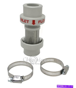 Radiator �E�G�X�^���`�����s�I���z���C�g�C�����C���N�[�����g1 3/4 "�t�B���^�[#CCHF 1 3/4 Western Champion White In-Line Coolant 1 3/4" Filter #CCHF 1 3/4