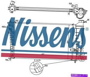 Radiator nissens�N�[�����g���W�G�[�^�[63585a for Peugeot 306�i1993�j1.9 TD�Ȃ� Nissens Coolant Radiator 63585A for PEUGEOT 306 (1993) 1.9 TD etc