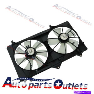 Radiator �g���^�J�����\����2.4L�f���A�����W�G�[�^�[AC��p�t�@���ƃ��[�^�[�V������p�t�@�� Fit For Toyota Camry Solara 2.4L Dual Radiator AC Cooling Fan with Motor NEW�y���s�A���i�z