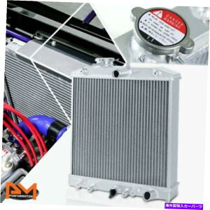 Radiator 92-00�z���_�V�r�b�N /�f���\�� /�A�L�����C���e�O���̃A���~�j�E���R�A3�񃌁[�V���O���W�G�[�^�[ Aluminum Core 3-Row Racing Radiator for 92-00 Honda Civic/Del Sol /Acura Integra�y���s�A���i�z