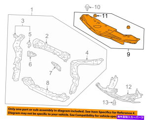 Radiator WG[^[RAT|[gV[hV[hXvbVJo[pl71128TX4A50 Radiator Core Support-Sight Shield Splash Cover Panel 71128TX4A50