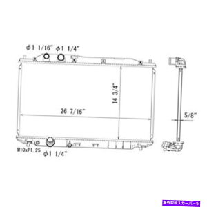 Radiator 1.8Lホンダシビックセダン / 2.0Lクーペ19010RNBA51の新しいラジエーター。 19010RNBA01 New Radiator for 1.8L Honda Civic Sedan / 2.0L Coupe 19010RNBA51; 19010RNBA01
