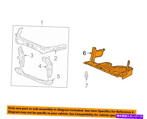 Radiator Honda OEM 08-12 Accord Splash Sheild-under Engine/Radiator 74110Ta6a00 HONDA OEM 08-12 Accord Splash Sheild-Under Engine/Radiator 74110TA6A00