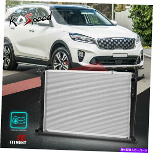 Radiator DPI 13519�t���A���~�j�E���R�A���[�V���O��p���W�G�[�^�[16-18�\�����g2.4L DPI 13519 Full Aluminum Core Racing Cooling Radiator for 16-18 Sorento 2.4L AT�y���s�A���i�z