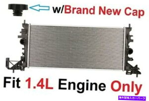Radiator ���W�G�[�^�[w/�^�V�����L���b�v13620�t�B�b�g2016-2019�V�{���[�N���[�Y1.4L�G���W���̂� RADIATOR w/Brand New Cap 13620 Fits 2016-2019 CHEVROLET CRUZE 1.4L Engine ONLY