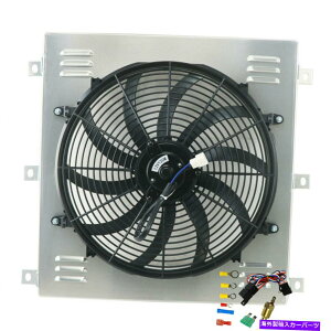 Radiator 1947-1954�̃A���~�j�E�����W�G�[�^�[�V�����E�h�t�@���L�b�g�V�{���[3100 3600/3800/3900�g���b�N Aluminum Radiator Shroud Fan Kits For 1947-1954 Chevy 3100 3600/3800/3900 Truck�y���s�A���i�z