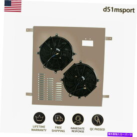 Radiator すべてのアルミニウムラジエーターファンシュラウドフィット2003?2009 RAM 2500 3500シャーシキャブ5.9 6.7 All Aluminum Radiator Fan Shroud fit 2003~2009 Ram 2500 3500 Chassis Cab 5.9 6.7