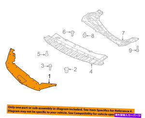 Radiator ���YOEM���W�G�[�^�[�R�A�T�|�[�g�V�[���h�V�[���h�X�v���b�V���J�o�[�p�l��623223YU0A NISSAN OEM Radiator Core Support-Sight Shield Splash Cover Panel 623223YU0A�y���s�A���i�z